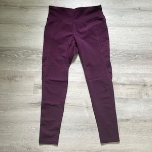 Plum purple jockey leggings
